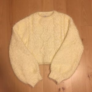 Urban Outfitters White Knit Sweater, Size M